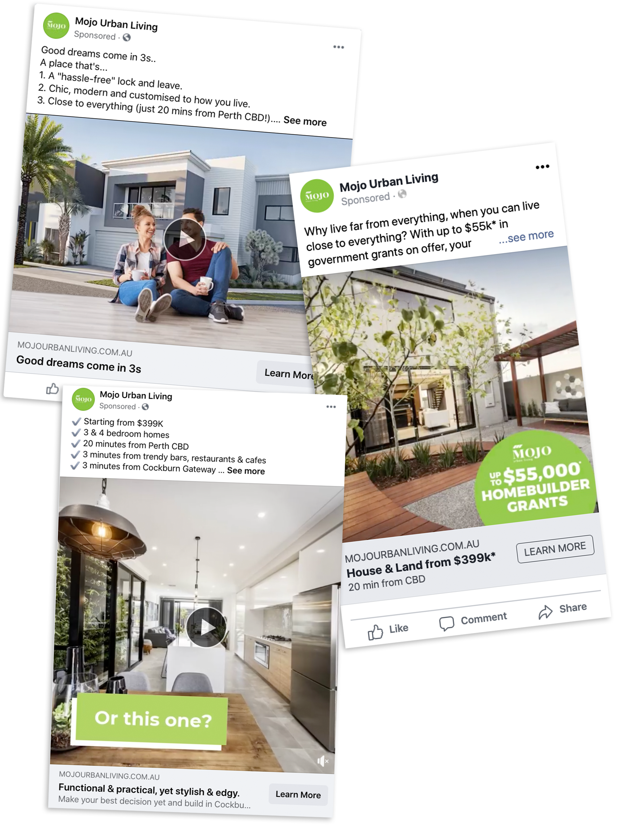 Mojo Urban Living - Facebook advertising