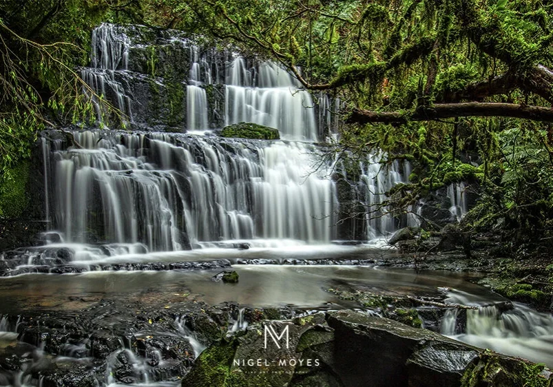 luminosity signed natural waterfall landscape photography